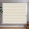 Beige Roller Shades in room