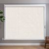 Beige Roller Shades in room