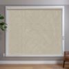 Beige Roller Shades in room