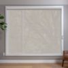 Beige Roller Shades in room