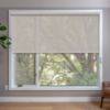 Grey Roller Shades in window