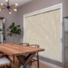 Light Brown Roller Shades in hall