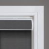 Grey Roller Shades in remote control