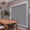 Grey Roller Shades in hall