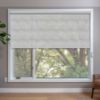 Grey Roller Shades in window