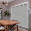 Grey Roller Shades in hall