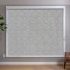 Grey Roller Shades in room