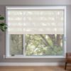 Beige Zebra blinds in window