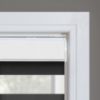 Grey/Silver Zebra blinds with remote control