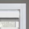 White blackout zebra blinds with remote control