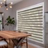 Light Brown Zebra blinds in hall