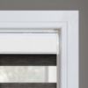 Grey/Silver Zebra blinds with remote control