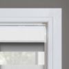 Grey/Silver Zebra blinds with remote control