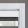Grey/Silver Zebra blinds with remote control
