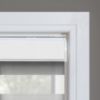 White Zebra blinds with remote control