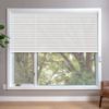White HoneyComb Shades in window