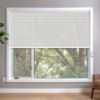 White HoneyComb Shades in window