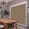 Light Brown HoneyComb Shades in room