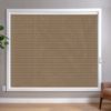 Light Brown HoneyComb Shades in room