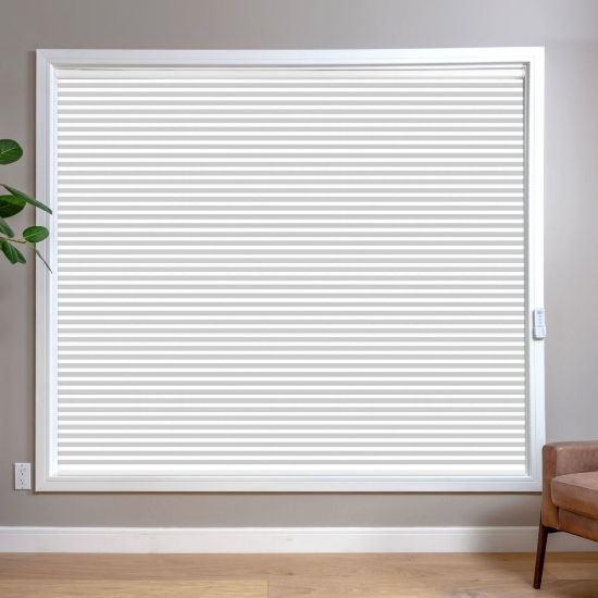 White HoneyComb Shades in room