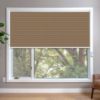 Light Brown HoneyComb Shades in window