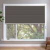 Dark Brown HoneyComb Shades in window
