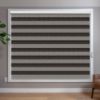 Grey/Silver Zebra blinds in hall