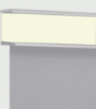 Picture of 3" Luxe Light Filtering Cascade Sheer Shades
