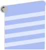 Picture of 3" Luxe Light Filtering Cascade Sheer Shades