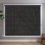 Black Roller Shades in room